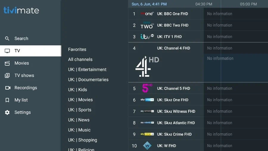 How to Install Tivimate on Fire TV Stick 30 TiviMate EPG TV channels
