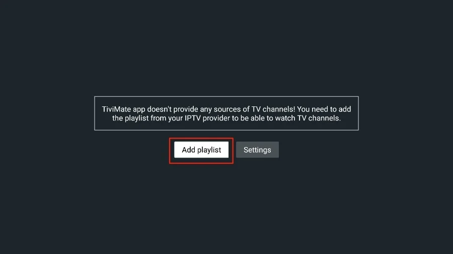 How to Install Tivimate on Fire TV Stick 24 select add playlist tivimate